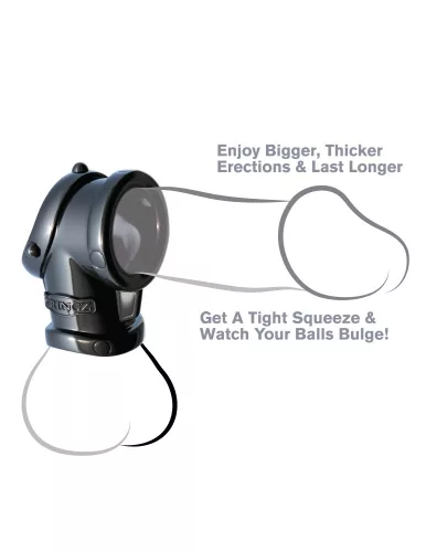 Canna del pene con stretcher nero