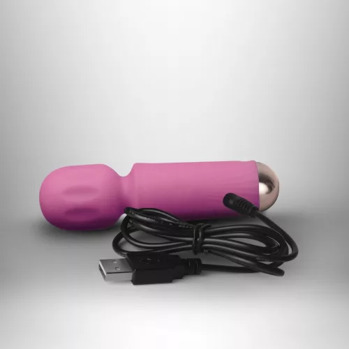 Rechargeable Mini Wand - Peony Pink