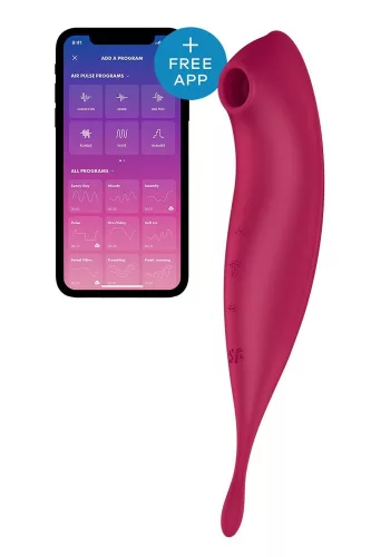 L'app Twirling Pro Connect Rosso scuro