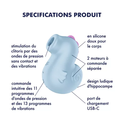 Sea Pony - azzurro ghiaccio