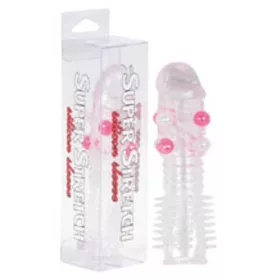   Guaina in silicone trasparente super stretch con piccole palline