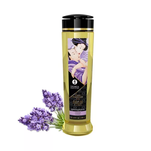 OLIO DA MASSAGGIO EROTICO 240 ml / 8 oz LAVANDA