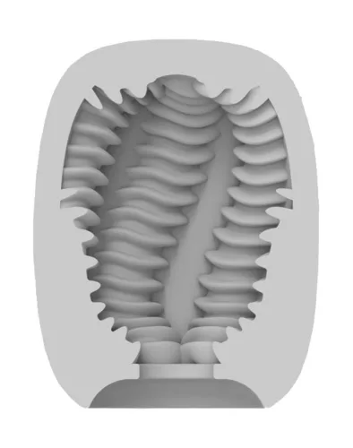 VIBEGGS - Lingue Tortute - Guaina vibrante per masturbazione - Bianca