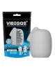 VIBEGGS - Candy Curves - Manicotta vibrante per masturbazione - Bianca