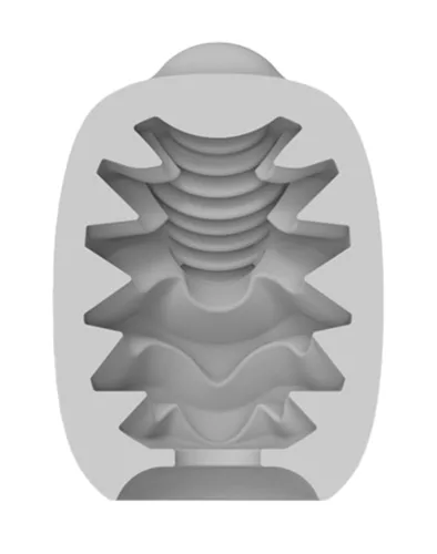 VIBEGGS - Candy Curves - Manicotta vibrante per masturbazione - Bianca