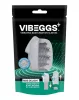VIBEGGS - Ribs Delight - Manicotta vibrante per la masturbazione - Bianca
