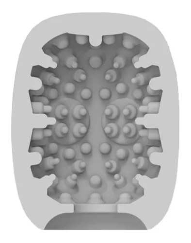 VIBEGGS - Naughty Nubs - Manicotta vibrante per masturbazione - Bianca