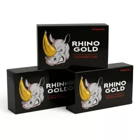   Mesterhármas - Rhino Gold Potencianövelő Férfiaknak (6db) csomag - 3 db